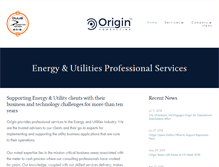 Tablet Screenshot of originconsults.com